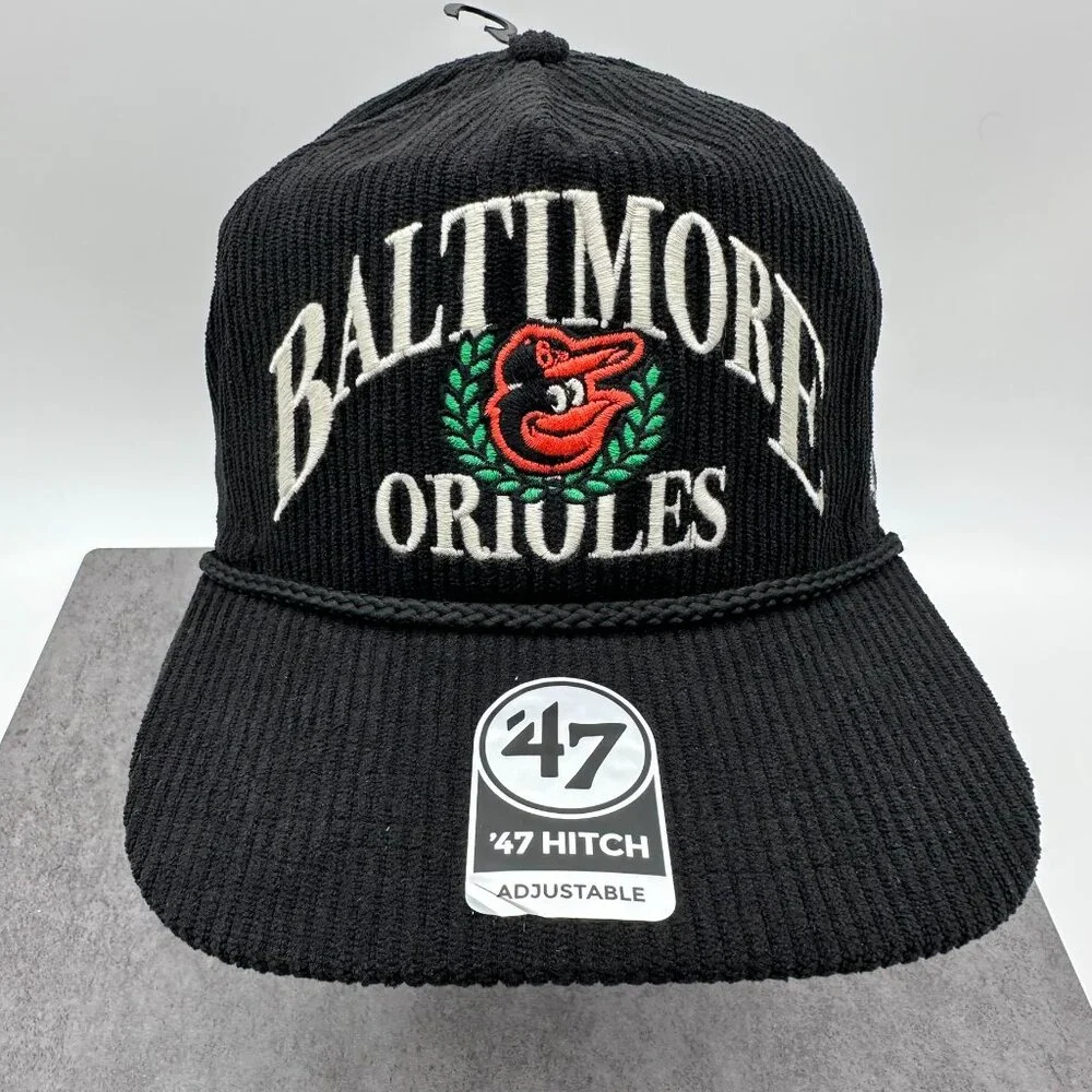 '47 Brand Adult Baltimore Orioles Pitch Out Rope‎ Hitch SnapBack Adjustable Hat
